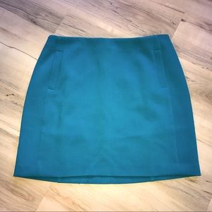 NWT Sz 12 teal mini skirt Banana Republic